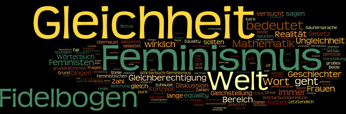 Gleichheit - Feminismus - Gleichberechtigung - NICHT-Feminist